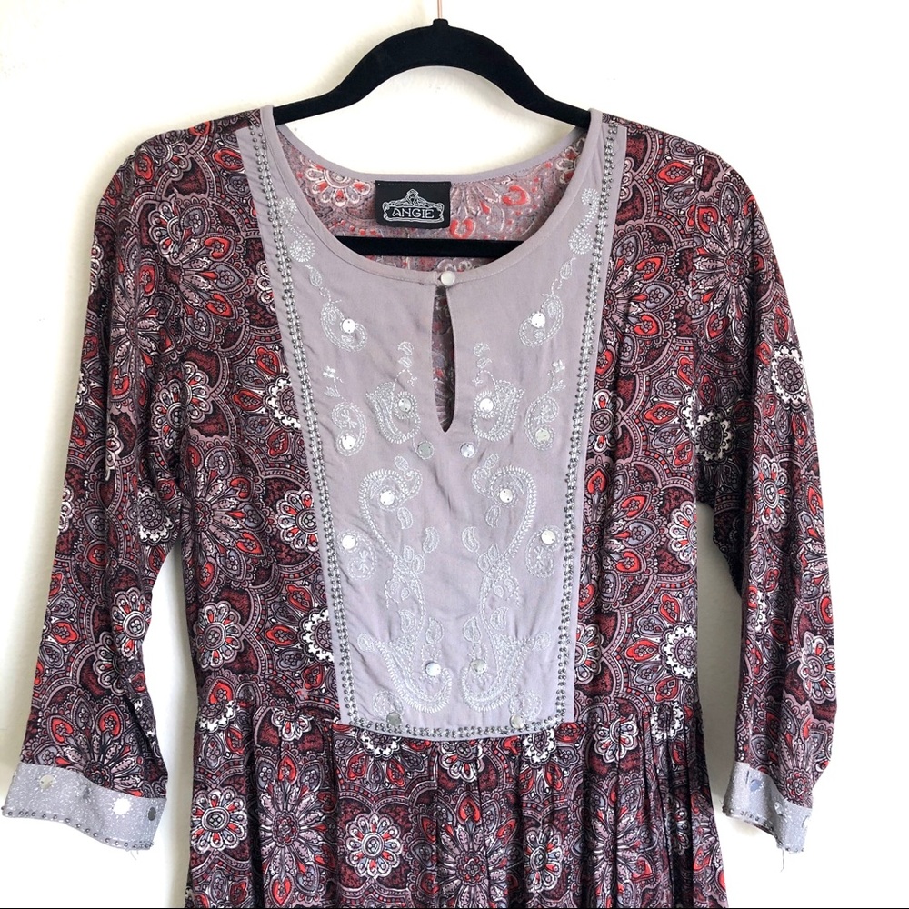 Angie Paisley dress